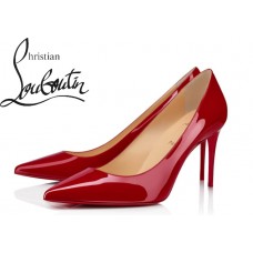 Christian Louboutin Kate 85 mm Red Patent Pumps