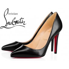 Christian Louboutin Pigalle 100 mm Black Leather Pumps