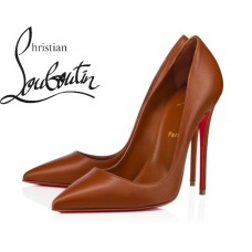 Christian Louboutin 120 nm So Kate In Nude Nappa Pumps