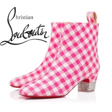 Christian Louboutin Aquaria 45 mm Pink Multi Creative Fabric Sneakers