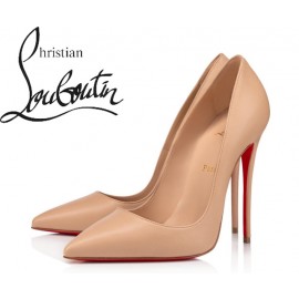 Christian Louboutin 120 mm So Kate In Nude Nappa Pumps