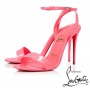 Christian Louboutin Loubigirl 100 mm Pink Patent Leather Sandals